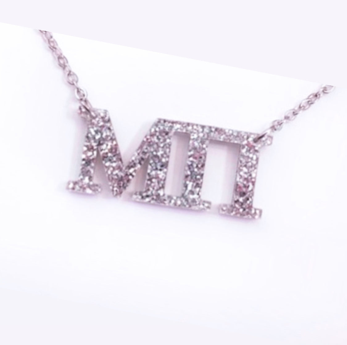 Personalized Greek Letter  Necklace